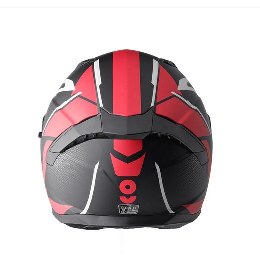 VELOX INTEGRÁLNA PRILBA GMS GRAPHIC MATNÁ ČIERNO-ČERVENÁ