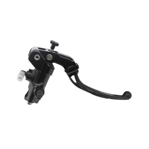 RADIAL BRAKE MASTER CYLINDER ACCOSSATO CL035 19X20 WITH BLACK ANODYZED BODY AND FOLDING BLACK LEVER (NUT+LEVER)