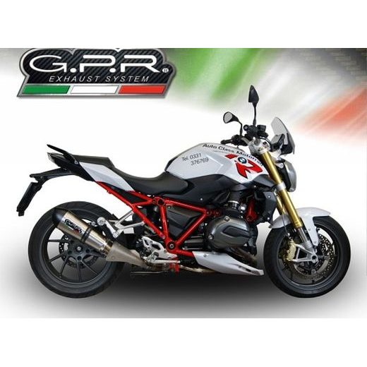 KONCOVKA VÝFUKU SLIP-ON GPR NEW GRAND PRIX EVO TITANIUM E4.BMW.96.GPAN.TO BRUSHED TITANIUM INCLUDING REMOVABLE DB KILLER AND LINK PIPE