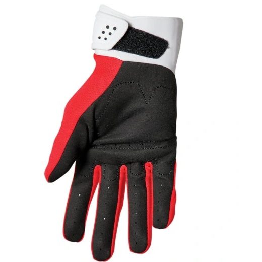 SPECTRUM THOR RUKAVICE MX ČERVENÉ/BIELE