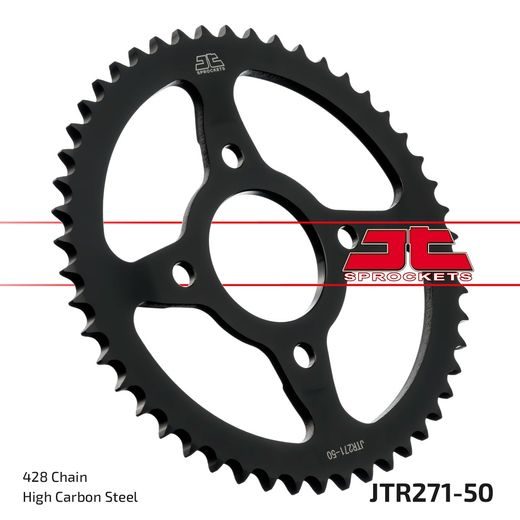 REŤAZOVÁ SADA D.I.D CHAIN - STRIEBORNÝ CHAIN 428 D, NON-SEALED, CHK FRONT SPROCKET JT, CHK REAR SPROCKET JT PRE HONDA CLR 125 CITYFLY 1998-2003