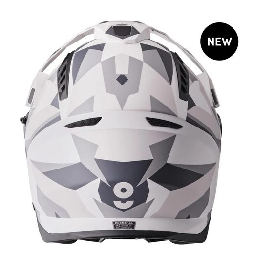 ADVENTUS CAMO INTEGRÁLNA PRILBA GMS MATNÁ BIELO-SIVÁ