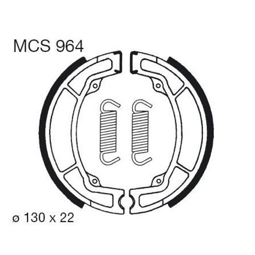 BRZDOVÉ ČEĽUSTE LUCAS MCS 964