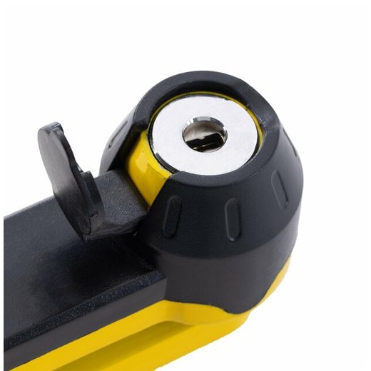 LK486 ZÁMOK TITÁNOVÝ S ALARMOM OXFORD ŽLTÝ