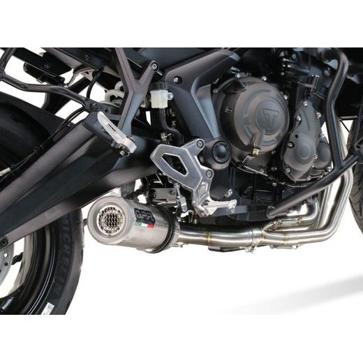 VÝFUK KOMPLETNÝ GPR M3 E5.T.97.CAT.M3.TN BRUSHED TITANIUM PRE TRIUMPH TIGER 660 / SPORT 2022-2024