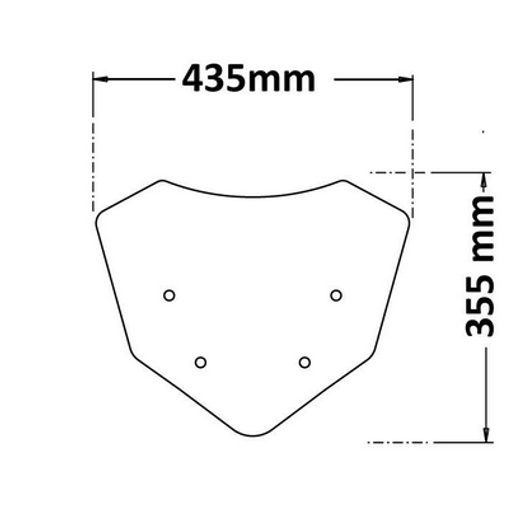 PLEXI SKLO DYMOVÉ NÍZKE BENELLI - ISOTTA - TRK 702/X
