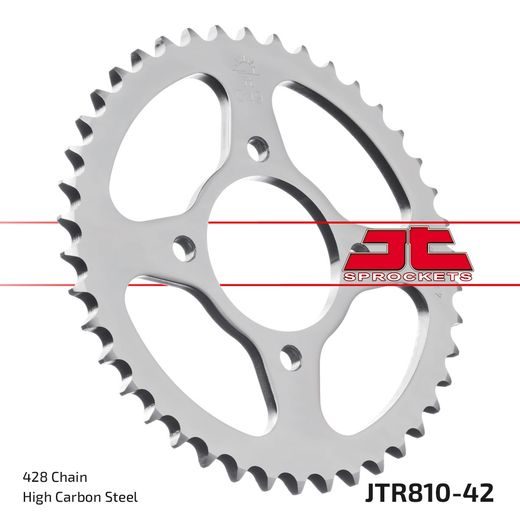 REŤAZOVÁ SADA D.I.D CHAIN - STRIEBORNÝ CHAIN 428 D, NON-SEALED, CHK FRONT SPROCKET JT, CHK REAR SPROCKET JT PRE SUZUKI GS 125 1982