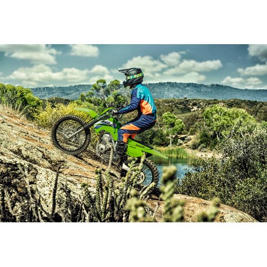 KAWASAKI KLX140R F LIME GREEN 2027
