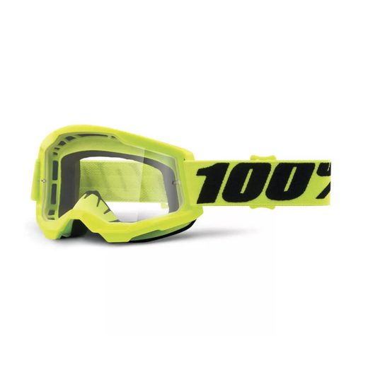 OKULIARE STRATA 2 100% JUNIOR NEON YELLOW,ČÍRE PLEXI