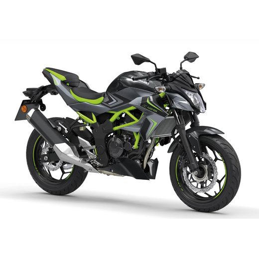 KAWASAKI Z125 PEARL STORM GREY / EBONY (GY1)2026