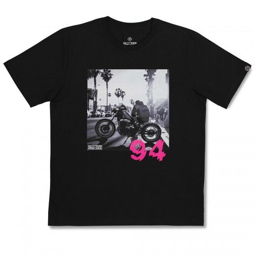 T-SHIRT MUC-OFF 94 BOBBER TEE0224 ČIERNA S