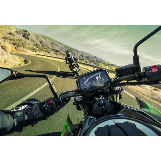 KAWASAKI Z650 METALLIC SPARK BLACK / GREEN 2025