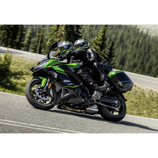 KAWASAKI NINJA 1100 SX SE EMERALD BLAZED GREEN / METALLIC DIABLO BLACK 2025