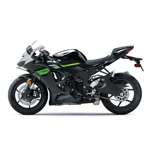 KAWASAKI NINJA ZX-6R METALLIC MATTE GRAPHENESTEEL GRAY / METALLIC SPARK BLACK / LIME GREEN (GY2) 2026