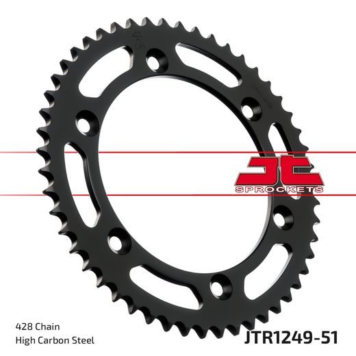 REŤAZOVÁ SADA D.I.D CHAIN - STRIEBORNÝ CHAIN 428 D, NON-SEALED, CHK FRONT SPROCKET JT, CHK REAR SPROCKET JT PRE HONDA XLR 125 R 1998-2001
