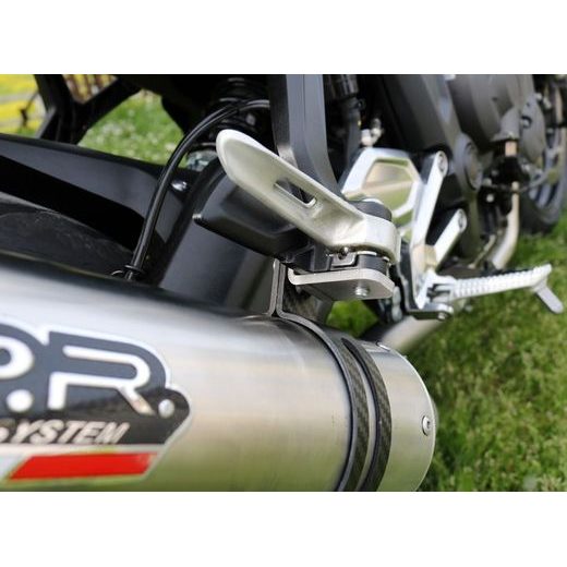 VÝFUK KOMPLETNÝ GPR M3 E5.T.95.CAT.M3.TN BRUSHED TITANIUM PRE TRIUMPH TRIDENT 660 2021-2024