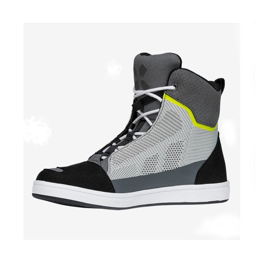 IXS RAPID-AIR 1.0 LETNÉ TENISKY NA MOTO PÁNSKE SIVO-ČIERNE