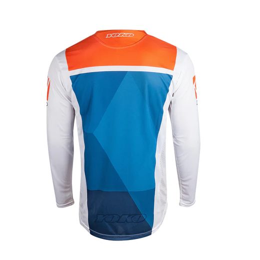 DRES YOKO SCRAMBLE KISA JERSEY ORANŽOVO-MODRÝ
