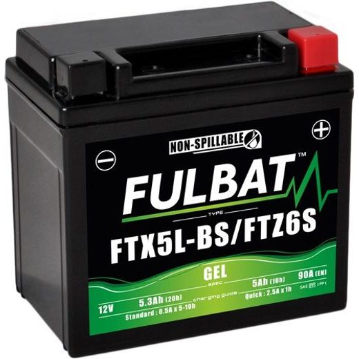 GELOVÝ AKUMULÁTOR FULBAT FTX5L-BS GEL (YTX5L-BS GEL)