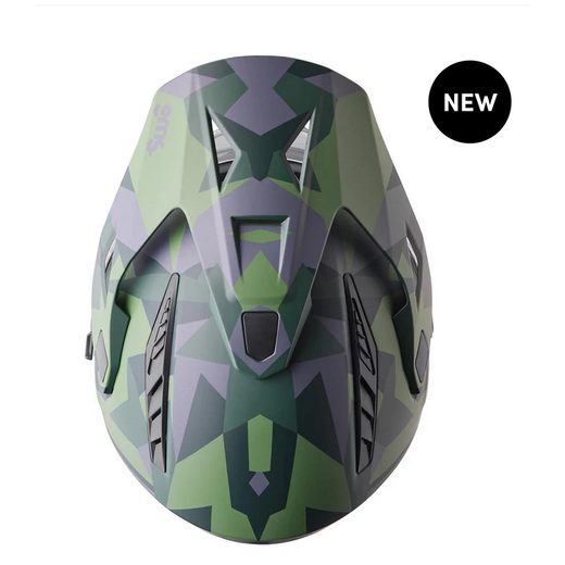 ADVENTUS CAMO INTEGRÁLNA PRILBA GMS MATNÁ ZELENO-ČIERNA