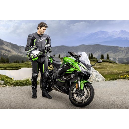 KAWASAKI NINJA 1100 SX SE EMERALD BLAZED GREEN / METALLIC DIABLO BLACK 2025