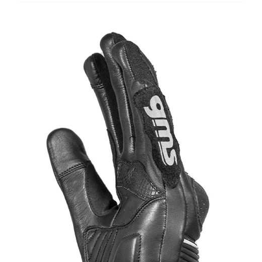 GMS STRIKE PÁNSKE KOŽENÉ MOTO RUKAVICE