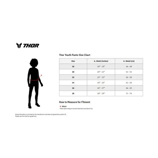 RIDEMODE MENACE DETSKÉ MOTOCROSSOVÉ NOHAVICE THOR SIVO-ORANŽOVÉ