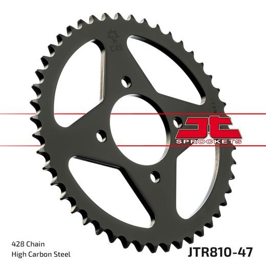 REŤAZOVÁ SADA D.I.D CHAIN - STRIEBORNÝ CHAIN 428 VX, X-RING (X, NX, QX, XS), CHK FRONT SPROCKET JT, CHK REAR SPROCKET JT PRE HYOSUNG CRUISE 125 1997-1998