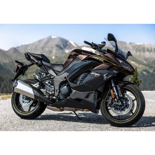 KAWASAKI NINJA 1100 SX METALLIC BRILLIANT GOLDEN BLACK / METALLIC CARBON GRAY (BK1) 2026