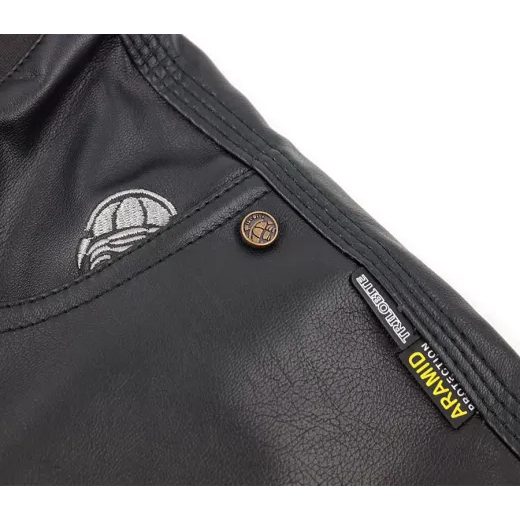 TRILOBITE 2061 KOŽENÉ DÁMSKE LEGÍNY ČIERNE