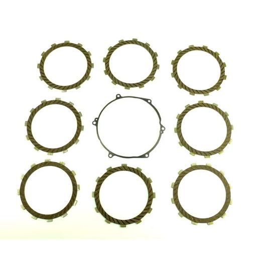 FRICTION PLATES KIT WITH CLUTCH COVER GASKET ATHENA P40230070