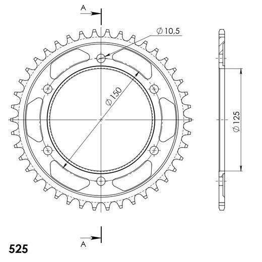 REŤAZOVÁ SADA D.I.D CHAIN - ZLATÝ CHAIN 525 VX, X-RING (X, NX, QX, XS), CHK FRONT SPROCKET JT CHK RUBBER CUSHIONED, CHK REAR SPROCKET SUPERSPROX PRE KTM ADVENTURE 950 / S 2004-2006