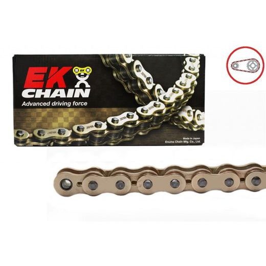 REŤAZOVÁ SADA EK - ZLATÝ REŤAZ 520 RRSM, NETESNENÝ, KOLIESKO SUPERSPROX, ROZETA SUPERSPROX PRE BETA RR 350 2011-2012