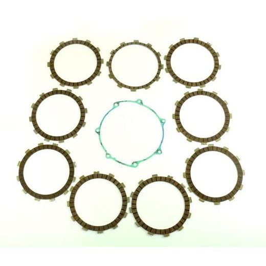 FRICTION PLATES KIT WITH CLUTCH COVER GASKET ATHENA P40230103