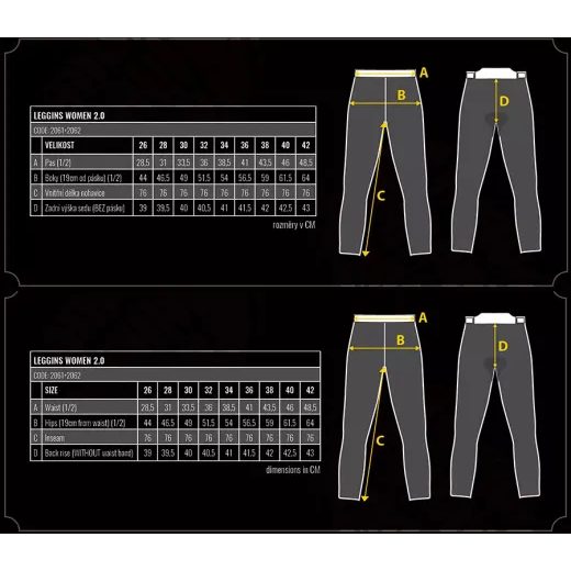 TRILOBITE 2061 KOŽENÉ DÁMSKE LEGÍNY ČIERNE