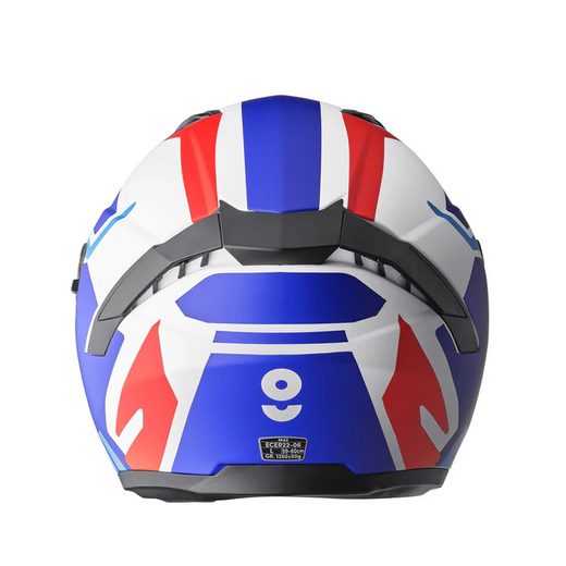 JET VECTUS OTVORENÁ PRILBA GMS MATNÁ MODRO-ČERVENÁ