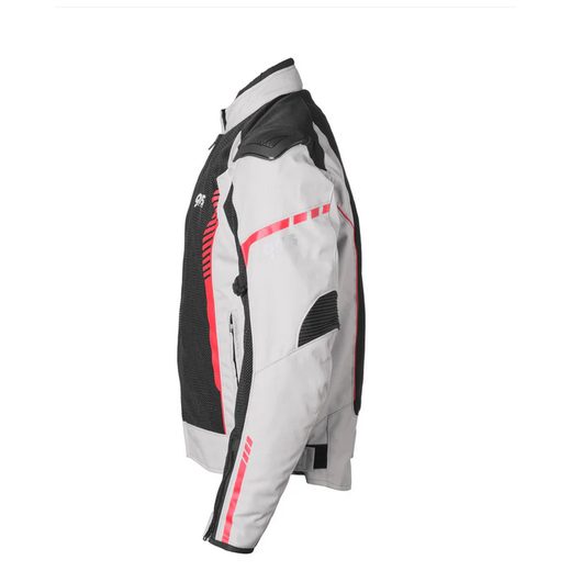 SAMU MESH TEXTILNÁ PÁNSKA LETNÁ BUNDA GMS ČIERNO-BÉŽOVÁ