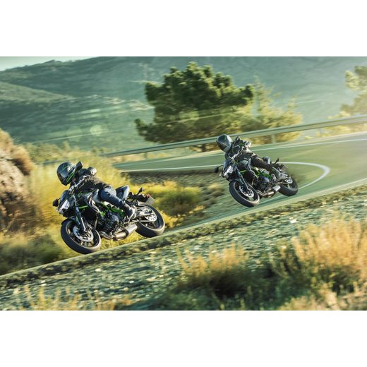 KAWASAKI Z650 METALLIC SPARK BLACK / GREEN 2025