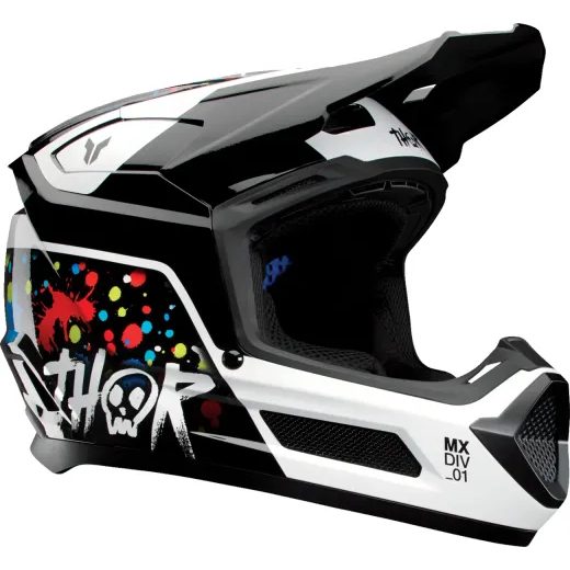 FLEET SPLAT DETSKÁ MOTOCROSSOVÁ PRILBA THOR BODKOVANÁ
