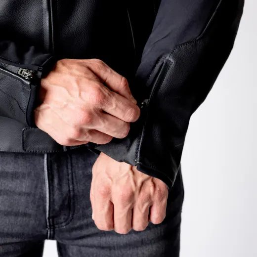 ACE.1 PÁNSKA KOŽENÁ BUNDA IXS ČIERNA