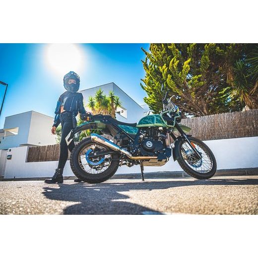 KONCOVKA VÝFUKU SLIP-ON GPR POWERCONE EVO E4.ROY.CAT.PCEV BRUSHED STAINLESS STEEL PRE ROYAL ENFIELD HIMALAYAN 411 2017-2020