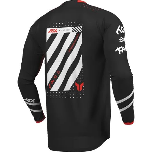 LAUNCHMODE RACEWEAR PÁNSKY MOTOCROSSOVÝ DRES THOR ČIERNO-ČERVENÝ