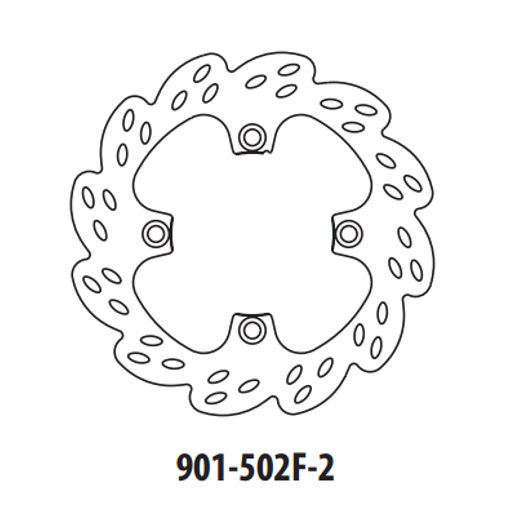 BRZDOVÝ KOTÚČ GOLDFREN 901-502F-2 PREDNÉ 240 MM