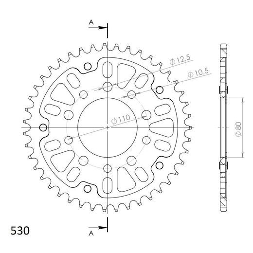 REŤAZOVÁ SADA D.I.D CHAIN - ZLATÝ CHAIN 530 VX, X-RING (X, NX, QX, XS), CHK FRONT SPROCKET JT CHK RUBBER CUSHIONED, CHK REAR SPROCKET SUPERSPROX STEALTH PRE HONDA VF 1000 R 1984-1986