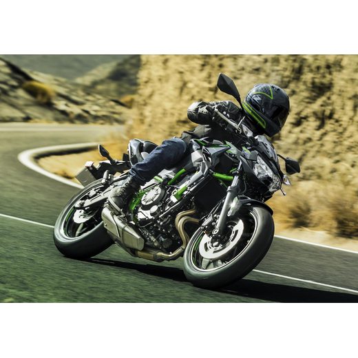 KAWASAKI Z650 METALLIC SPARK BLACK / GREEN 2025