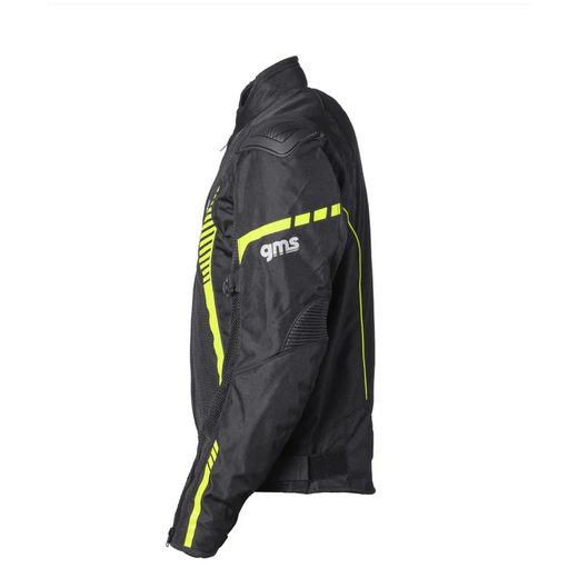 SAMU MESH TEXTILNÁ PÁNSKA LETNÁ BUNDA GMS ČIERNO-NEÓNOVÁ