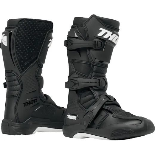 BLITZ XR DETSKÉ MOTOCROSSOVÉ TOPÁNKY THOR ČIERNO-BIELE