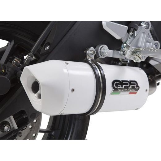 VÝFUK KOMPLETNÝ GPR ALBUS Y.175.ALB WHITE GLOSSY PRE YAMAHA MT 125 2014-2016