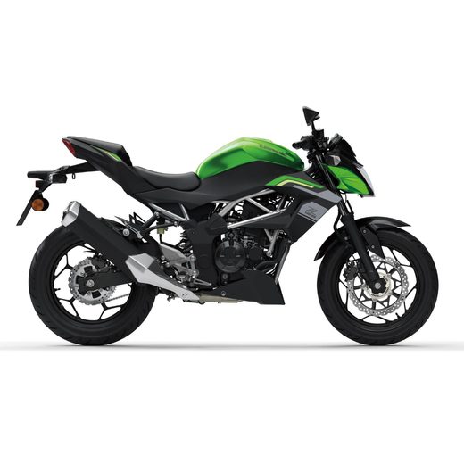 KAWASAKI Z125 CANDY LIME GREEN / METALLIC SPARK BLACK (GN1)2026