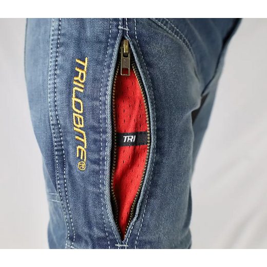 TRILOBITE PARADO DOUBLELAYER 25608 SLIM FIT PÁNSKE DŽÍNSY MODRÉ